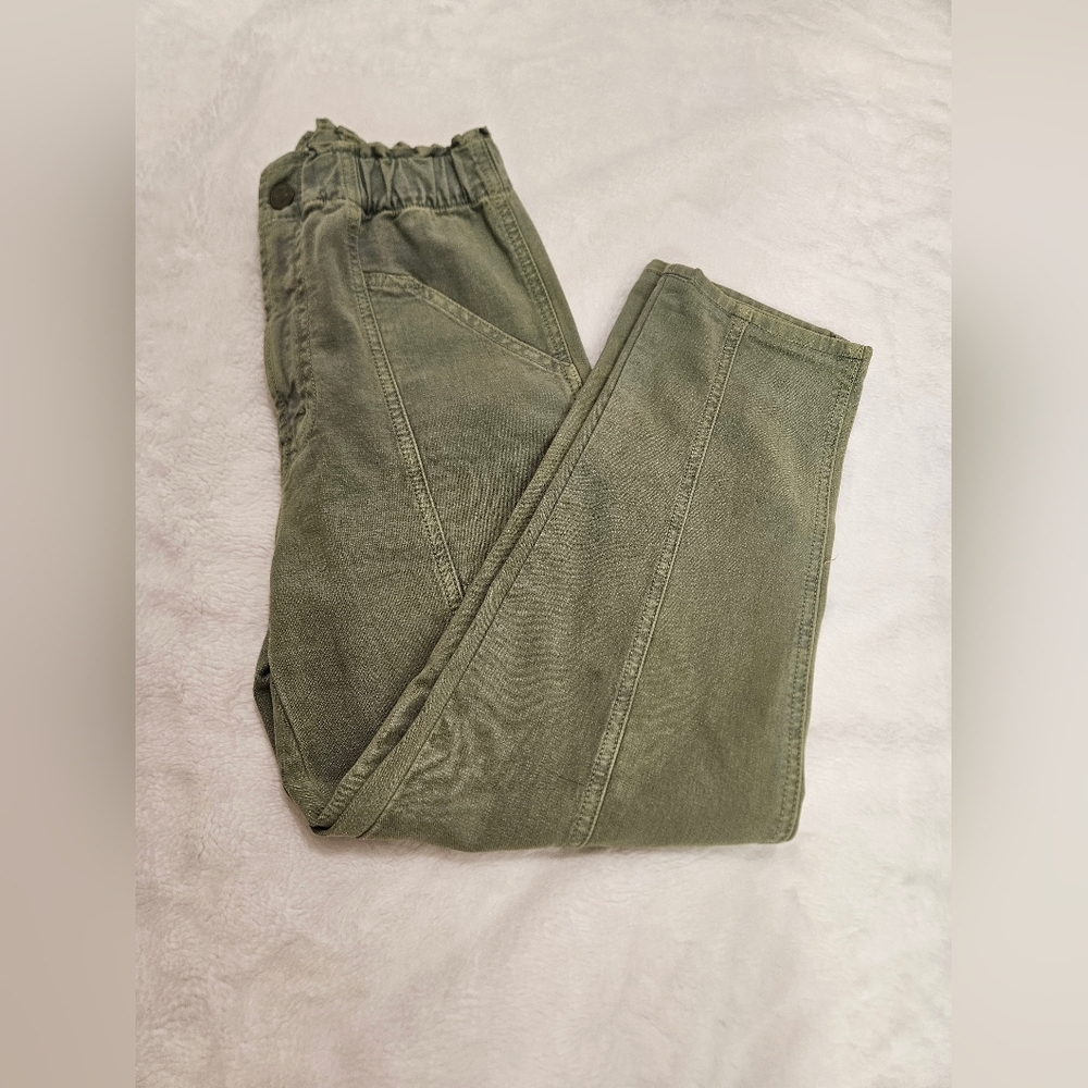 Mother The Springy Ankle Loden Frost Green Cargo Size 26 - Picture 8 of 14